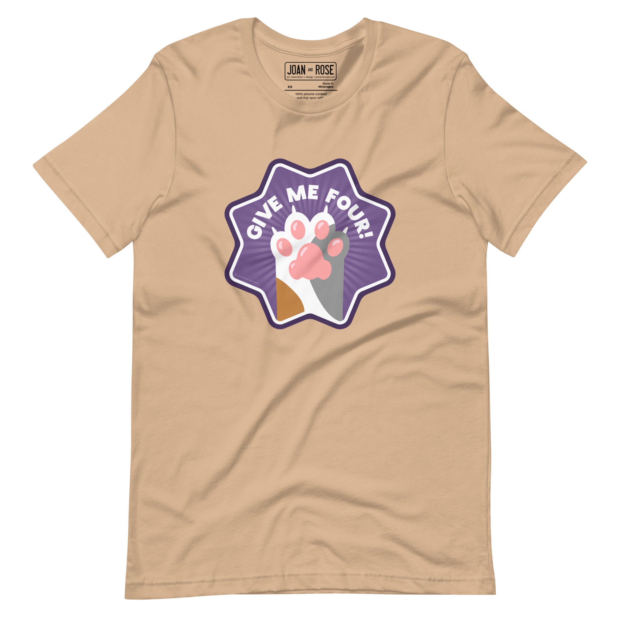 Give me four! Calico cat, Unisex T-shirt